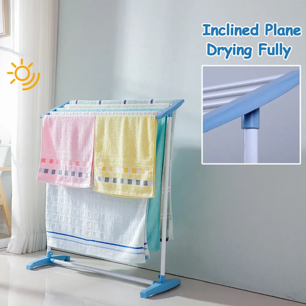 Floor Standing Foldable Cloth Drying Rack Holder Stand 30x81 cm