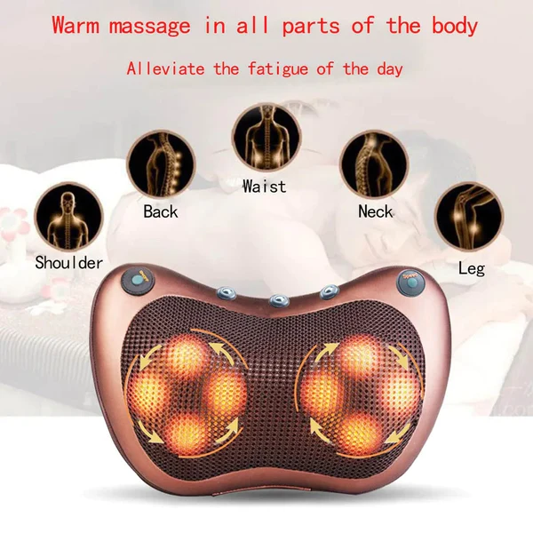 2 in 1 Neck and back massager pillow