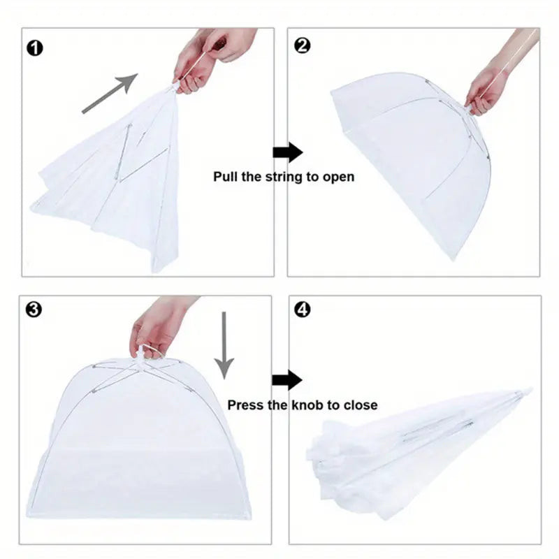 Net Food Cover, Foldable Vegetable Cover, Large Food Cover, Dust-proof Cover