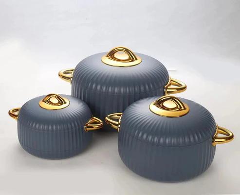 Elegant Luxury Insulated Hot Pots (Set of 3)