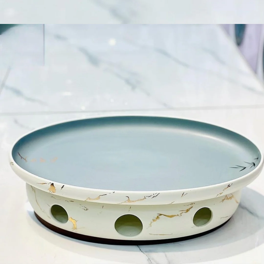 Kebabs & Rice Serving Platter