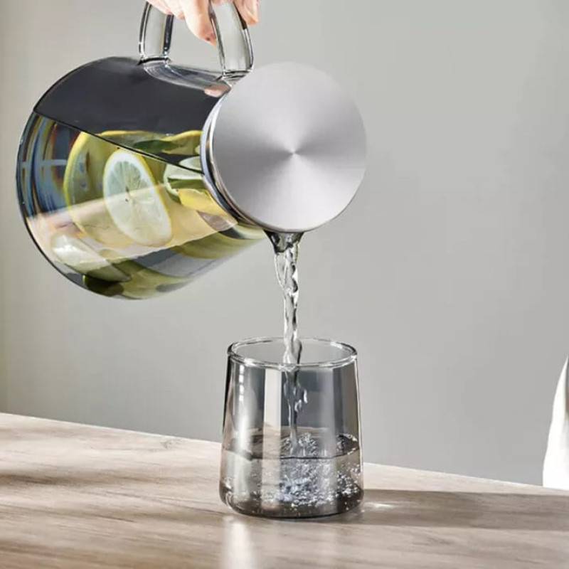 Modern Glass Jug Set for Serving Beverages