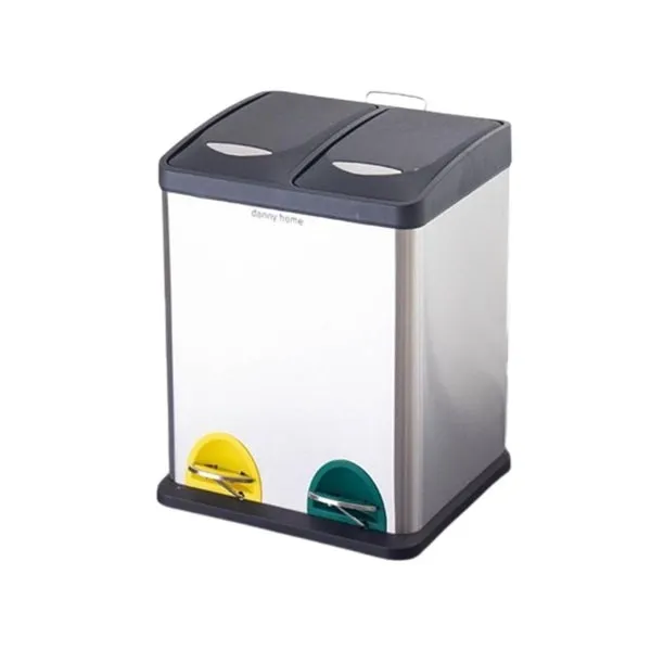 LJT07-16-1 Trash Can 16 Liter Stainless Steel