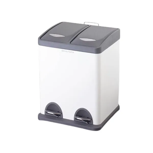 LJT07-16-2 Trash Can 16 Liter White