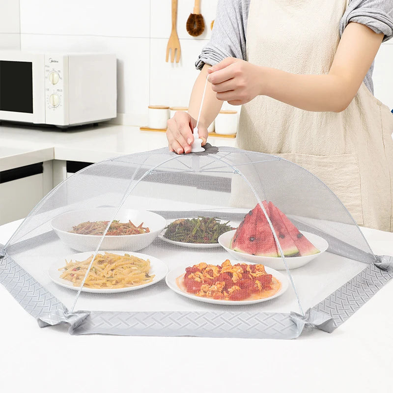 Net Food Cover, Foldable Vegetable Cover, Large Food Cover, Dust-proof Cover