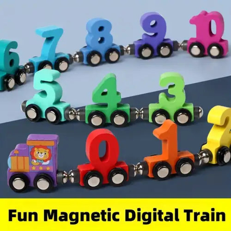 Magnetic Vehicle Number Train