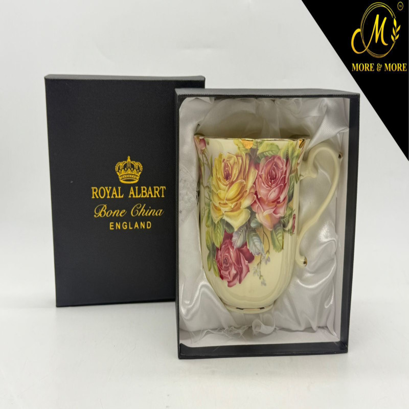 Royal Albert Single Mug – Off-White Ceramic Mug with Branded Gift Box