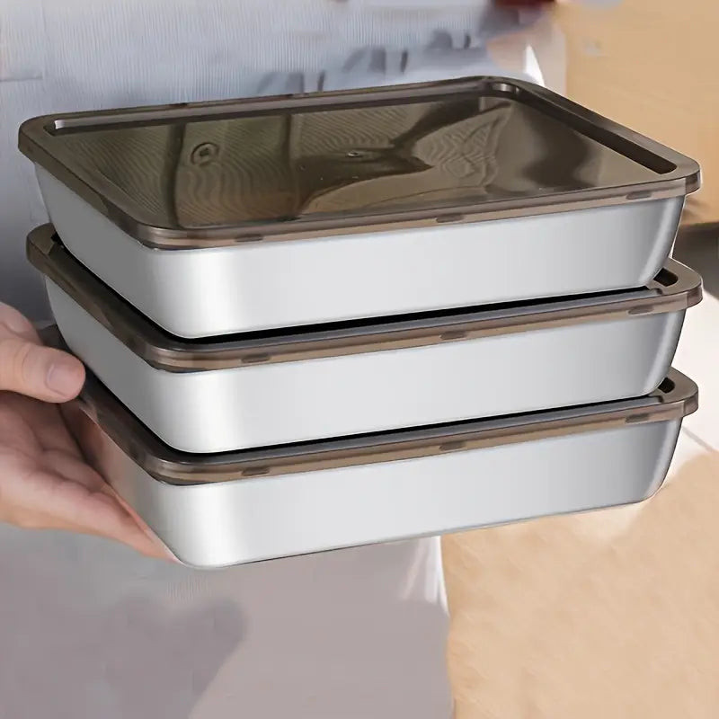 Food Storage Containers - Leak-Proof, Reusable, Perfect for Fruits, Meats, Veggies