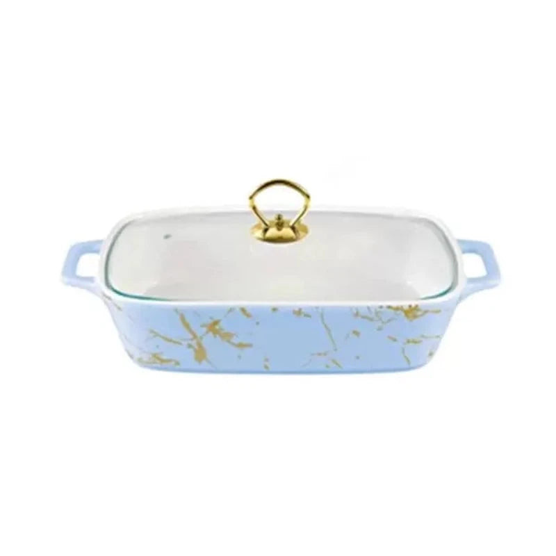 Rectangular Burner Dish With Lid 12
