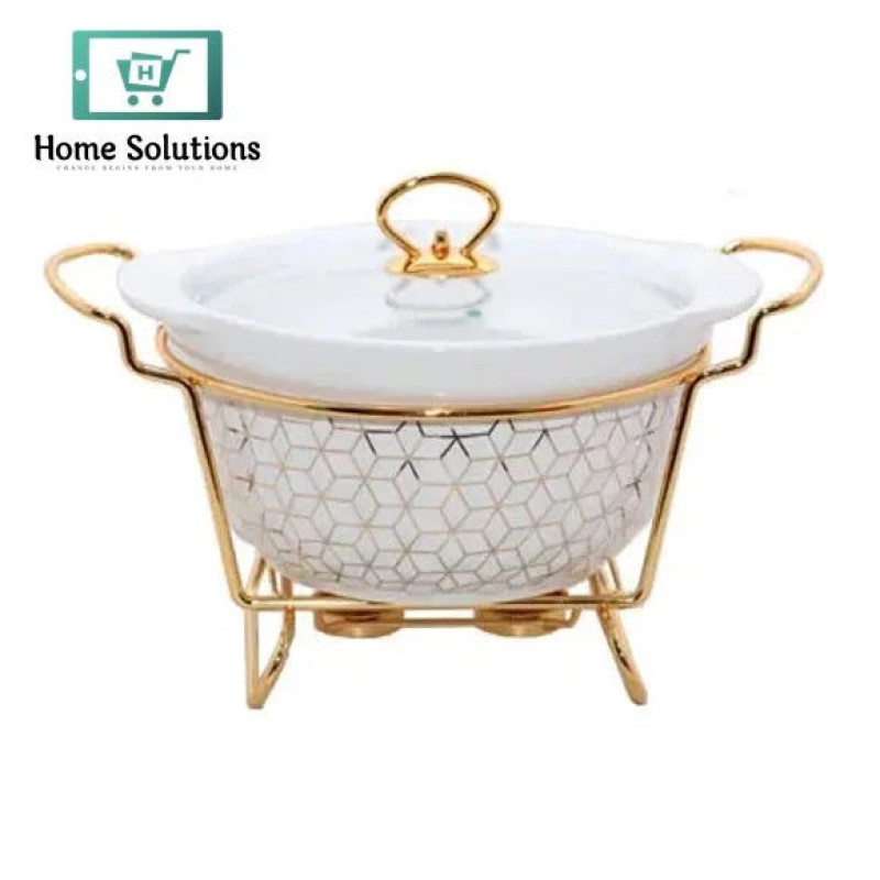 Brilliant 10.5-Inch Round Casserole Dish – Food Warmer & Server