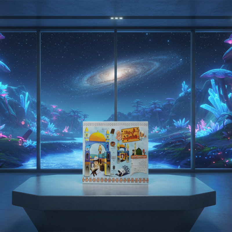 Cardboard Made Kids Mosque Creative Arts Craft Set