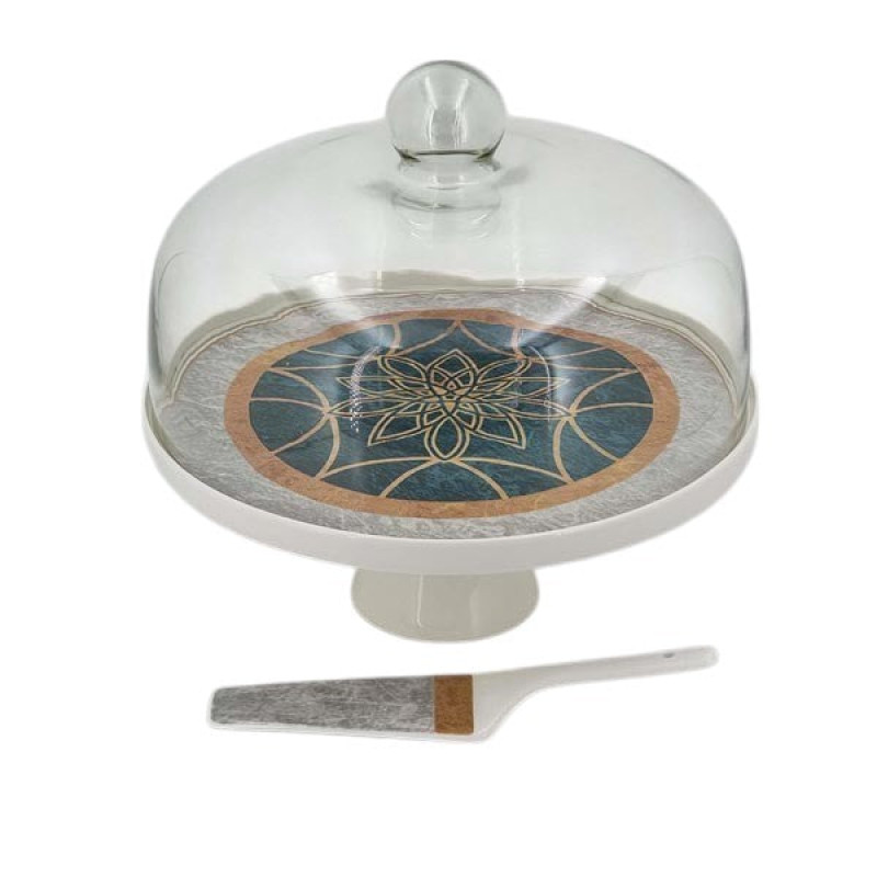 CAKE SET W/COVER 4c-MK228