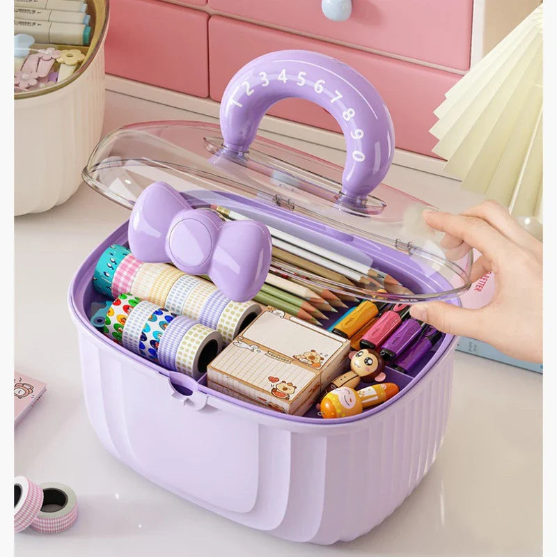 Hair Accessories Storage Box – Portable Makeup Organizer