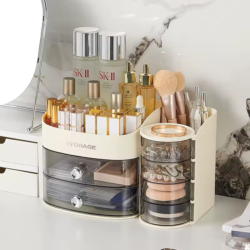 Large Capacity Cosmetics Storage Box – Premium Desktop Organizer