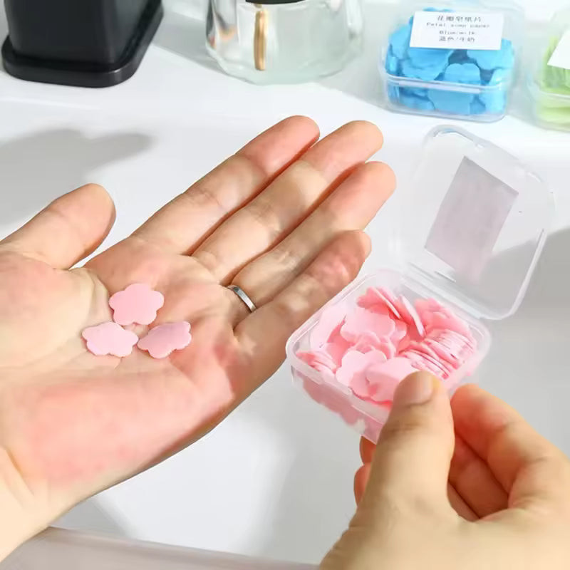 Disposable Soap Paper Pack of 12 BOX– Portable Travel Hand Wash Sheets (Mini)