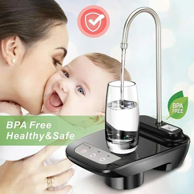 Rechargeable Electric Water Gallon Pump – Automatic Water Dispenser