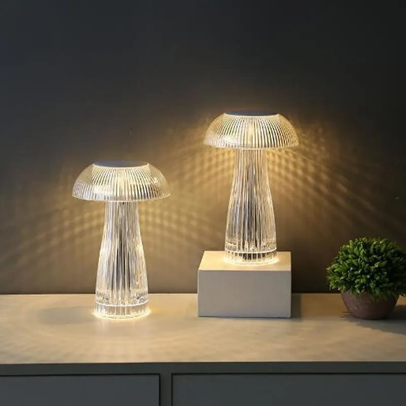 Buy led touch mushroom lamp cute crystal mushroom lamp with remote