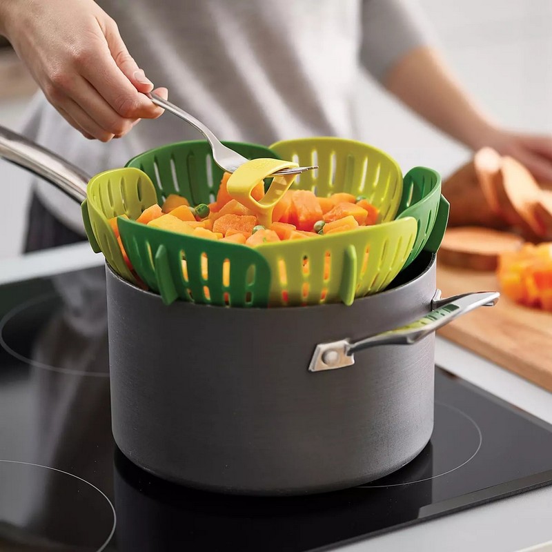 Foldable Steamer Cooking Basket