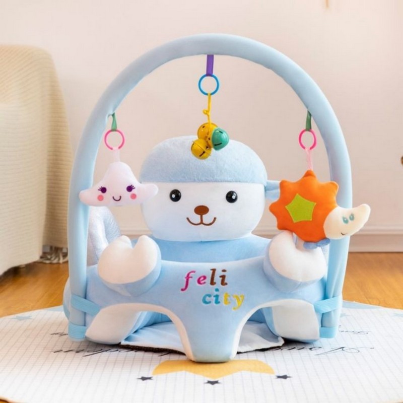 ANIMALS FACES SEAT WITH TOY BAR