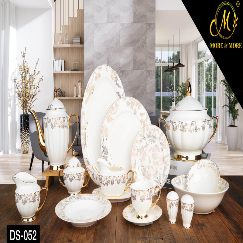 Johanson Bros Premium Dinner Set – 65 Pcs (8 Person) & 89 Pcs (12 Person) Complete Serving Sets