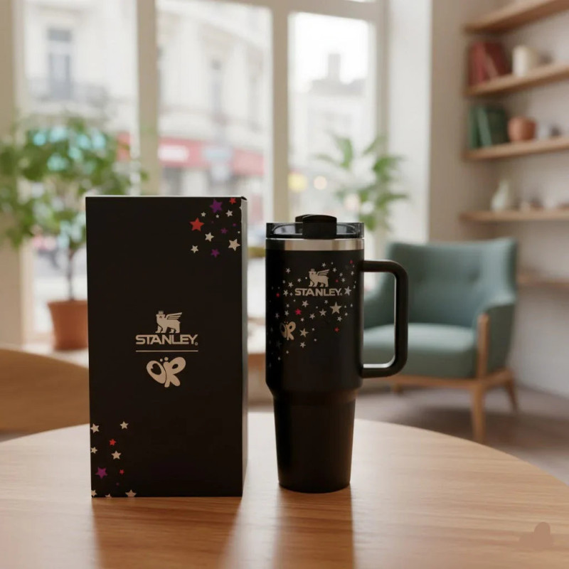 Stanley x Black Olivia Rodrigo Quencher H2.O FlowStateâ„¢ Tumbler | 40 OZ