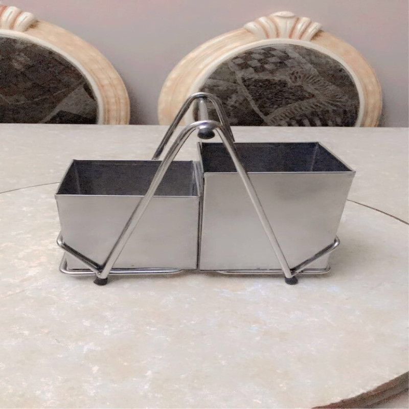 tainless steel spoon holder.