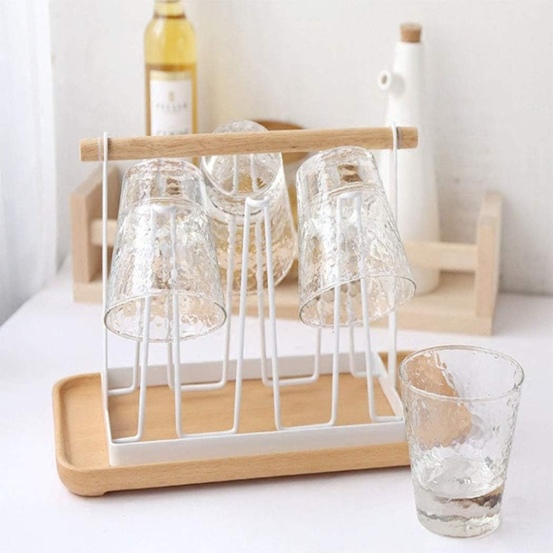 6 pcs glass stand with Tary.