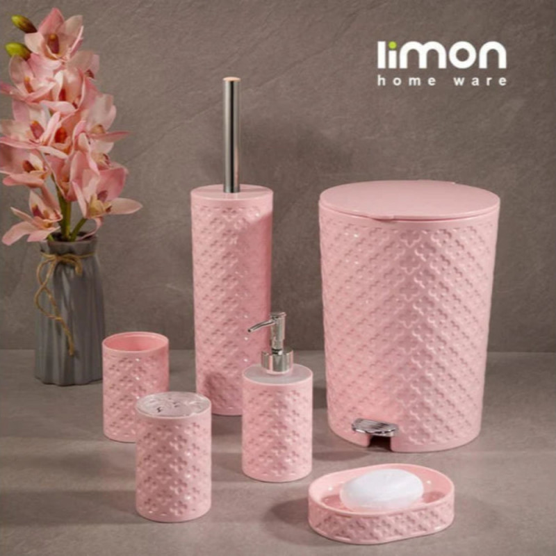 Modern bathroom décor set by Limon | Adornia.pk