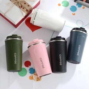 Buy 14oz travel coffee mug with direct drinking and pop-up straw function,  spill-proof stainless steel coffee cup - keep your drinks hot/cold on the  go at best price in Pakistan