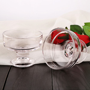 KELVEE Chinese Crystal Low Footed Bowls Set of 6