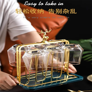 Luxury Gold Cup Holder Tree for Mugs and Glasses | Elegant Mug Rack for Kitchen & Home