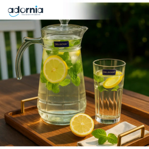 Delisoga Premium 7-Piece Glassware Set – Elegant Jug & Glasses