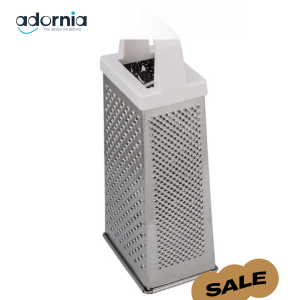 PRESTIGE BOX GRATER – STAINLESS STEEL 4-SIDED VEGETABLE & CHEESE GRATER