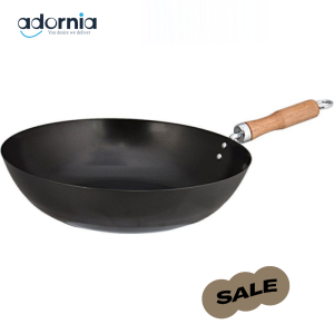 PRESTIGE 30CM WOK PAN – NON-STICK DEEP FRYING PAN WITH ERGONOMIC HANDLE