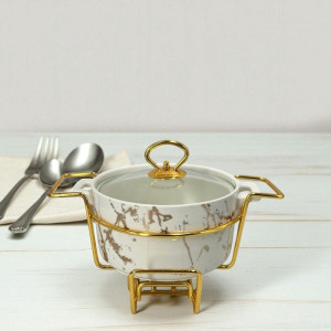 Premium Round Casserole Serving Dish (9.5