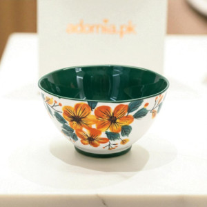 The Brilliant 4.5-Inch Round Bowl – Premium Porcelain Serving Bowl for Snacks & Desserts | Adornia.pk