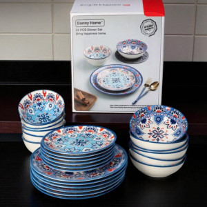 Danny Home Bohemian Design Dinner Set 24pcs