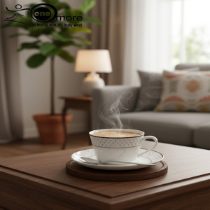 12-Piece Timeless Cup & Saucer Set – 6 Cups & 6 Saucers | Adornia.pk