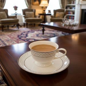 Timeless Polka Dot Porcelain Tea Cups