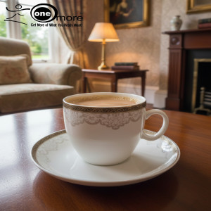 12-Piece Refined Tea Cup & Saucer Set