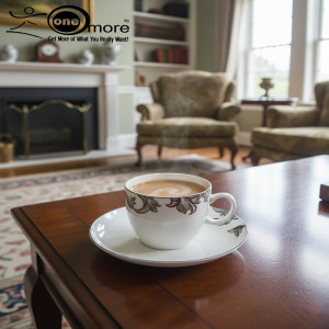 12-Piece Stylish Tea Cup & Saucer Collection