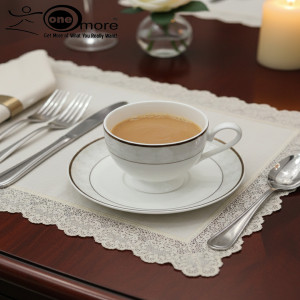 Sophisticated Porcelain Tea Cup & Saucer Set