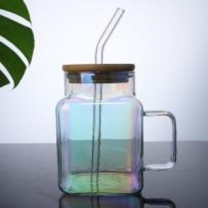 Mason Jar Square 620ml – Premium Glass Storage & Beverage Jar with Lid