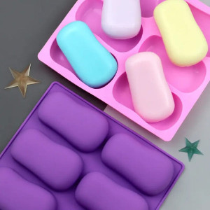 Silicone Soap Mould Tray | Flexible Non-Stick Mold for DIY Soap, Candle & Resin Making