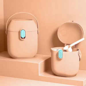 Baby Milk Powder Container With Spoon, Portable Baby Food Storage Box, Newborn Toddler Snack Box, Baby Essentials