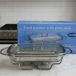 Stainless Steel Food Warmer Dish (Rectange)