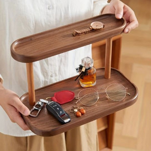 Desktop Storage Rack, Multifunctional Two-Story Desktop Storage Rack, Desk & Drawer Organizer for Home Storage