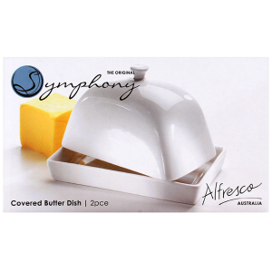 Symphony Covered Butter Dish