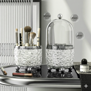 TwirlDome 360° Rotating Cosmetic Organizer – Multi-Tier Makeup Storage | Adornia.pk