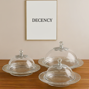 Acrylic Cake Stand with Dome Lid